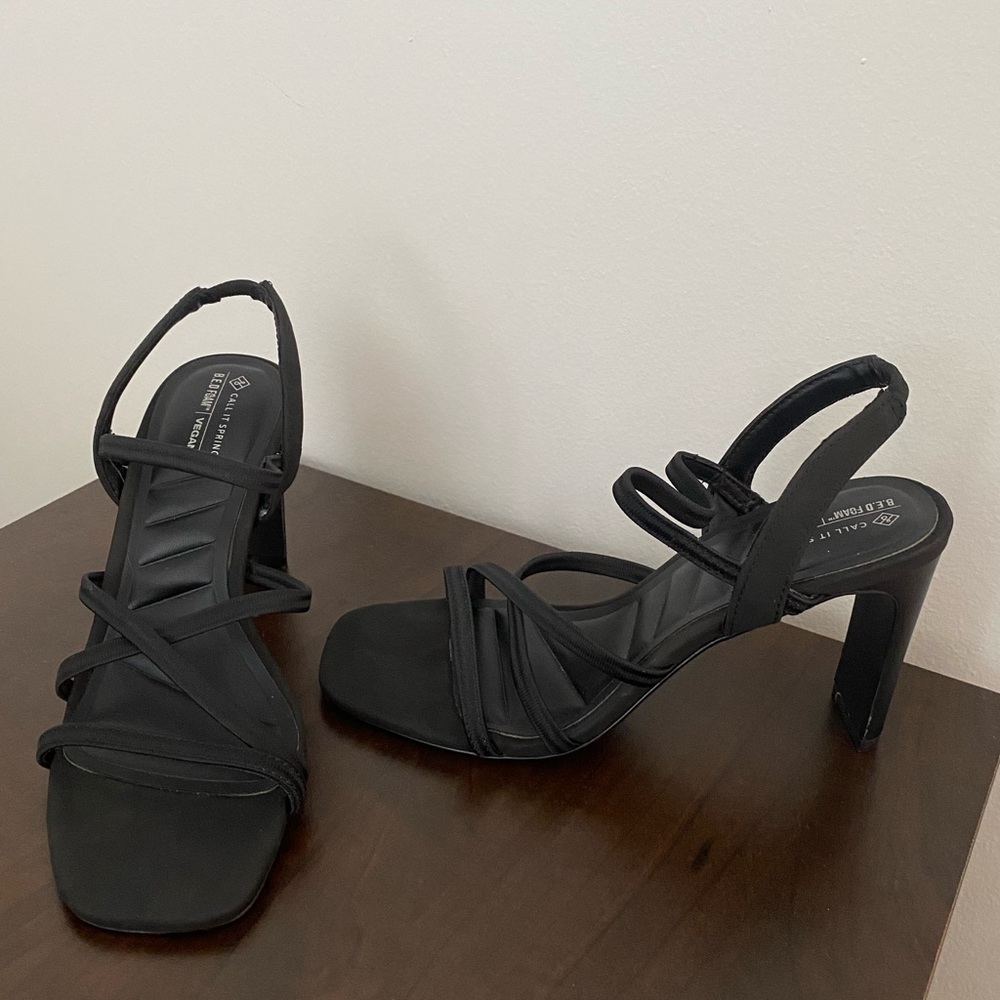 Black high heels